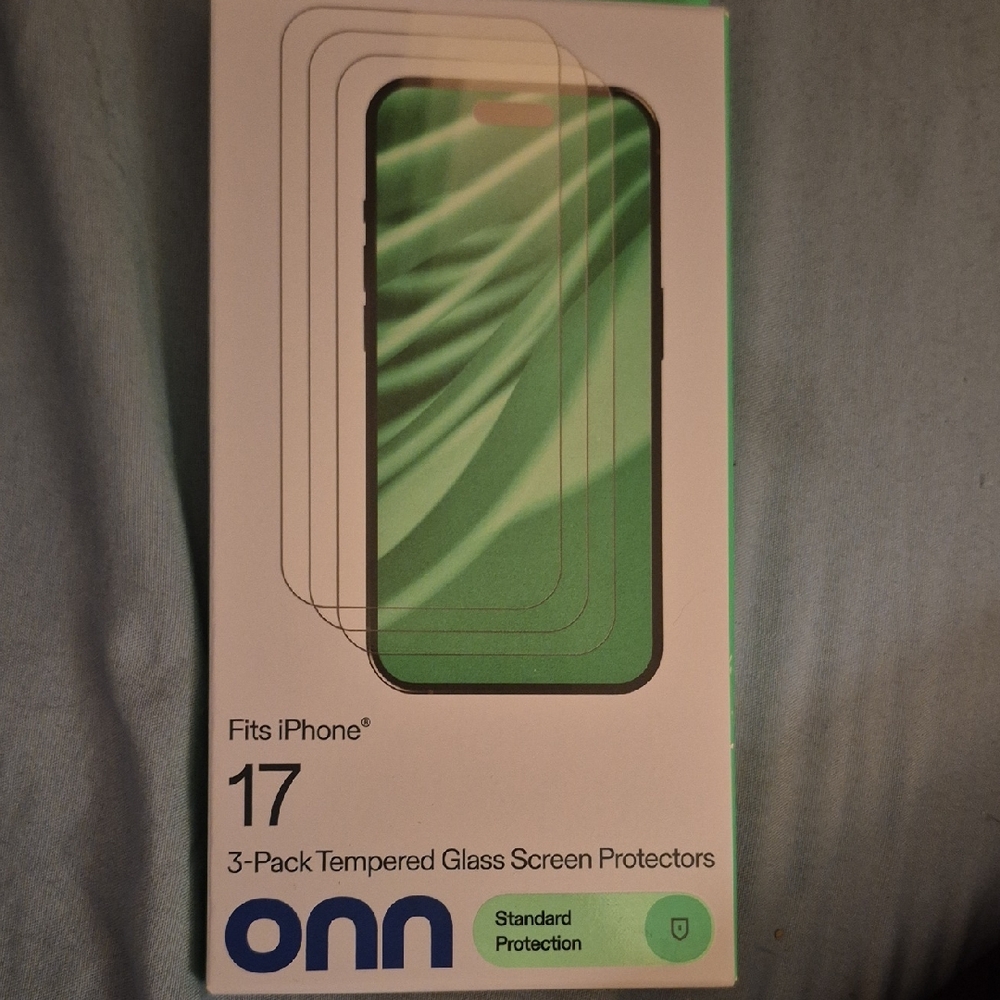 On Running Green Tempered Glass Screen Protectors for iPhone 17 - 3 Pack